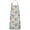 Pioneer Flower Floral-3, variant on Pioneer Flower Floral Print Pattern Cotton Linen Apron with Pockets, Waterproof Adjustable, 33x27 Inch for Kitchen, Gardening, BBQ, Salon