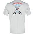 thumbnail image 2 of Fintech Anywhere Anyday Sun Defender UV T-Shirt - Large - Glacier Gray, 2 of 2