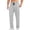 (Casual 32)Gray, variant on Fashion Pants for Men Casual Trousers Summer Solid Color Elastic Waist Drawstring Pocket Sports Full Length Pants