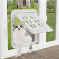 thumbnail image 5 of Pet Door Lockable Inside Door Flap Cat Window Door Cat Screens Barrier Sliding Door Window Screens Doggy Door Insert A, 5 of 8