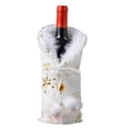 thumbnail image 1 of Decoración Navideña Juego De Botellas De Vino Restaurante De Moda Vestirse Bolsa De Vino De Champán Diseño De Escena Único Juego De Vino De Copo De Nieve Con Dos Pompones De Nieve Para El Hogar Noticed HA027629-02, 1 of 6