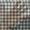 thumbnail image 3 of Checkered Tulle Curtains with Rod Pocket, Diagonal Stripes Squares Monochrome Sketchy Geometric Grid Revival Tile, Sheer Drape for Wedding Party 2 Panels, 7 Sizes, White Charcoal Grey, by Ambesonne, 3 of 3