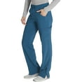 thumbnail image 6 of Dickies Xtreme Stretch Medical Scrubs Pant for Women Mid Rise Drawstring Cargo Plus Size 82011, 6 of 8
