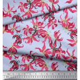 thumbnail image 2 of Soimoi Poly Georgette Fabric Wildflower Floral Decor Fabric Printed Yard 42 Inch Wide, 2 of 3