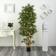 Nearly Natural 75 Bamboo Artificial Tree