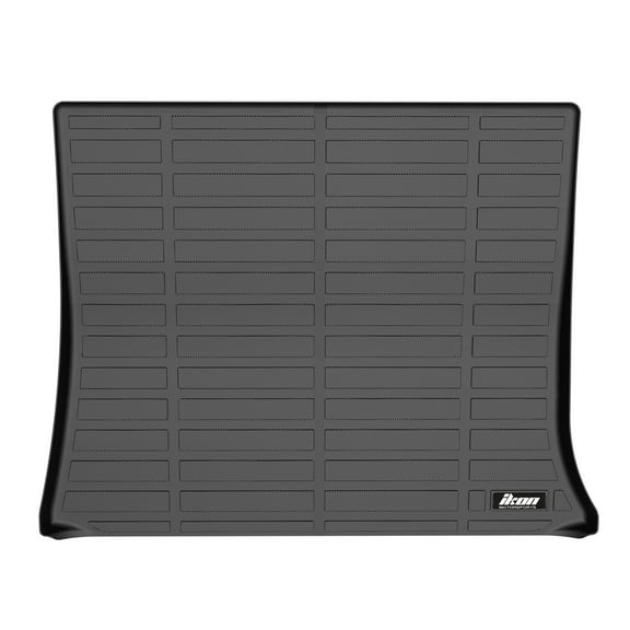 Ikon Motorsports 3D TPE Cargo Trunk Liner Compatible with 2010-2017 Chevrolet Equinox/ GMC Terrain Custom Fit All Weather Protection Heavy Duty Rear Trunk Tray Cargo Mats Protector Black