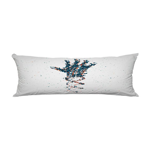 ECZJNT Futuristic model hand dna molecule cell Pillow Cover Body Pillowcase Pillow Protector 20x60 Inch
