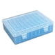 thumbnail image 3 of Caja de almacenamiento de joyería transparente, estuche de almacenamiento de joyería, 30 compartimentos, práctico con tapa, contenedor de cuentas para Azul, 3 of 9