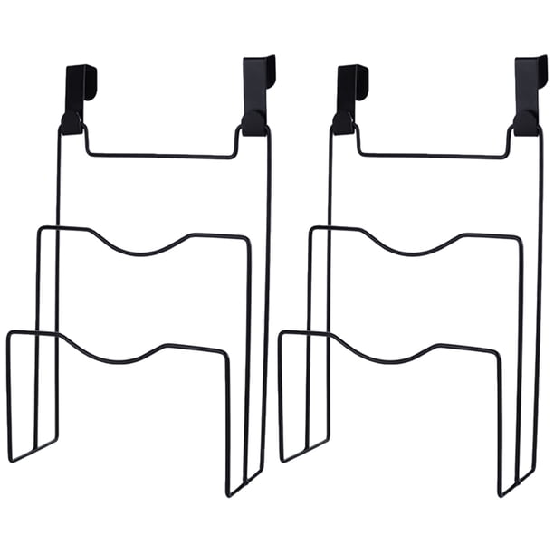 Organizador de tapa de cacerola sobre la puerta, soporte para tapa de cacerola, utensilio de cocina, 2 uds.