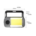 thumbnail image 4 of Bearachild Luz de trabajo ABS COB, de mano, salida USB, perilla giratoria ajustable colgante, lámpara de emergencia para senderismo al aire libre Iluminación novedosa Bearachild HA074300-01, 4 of 6