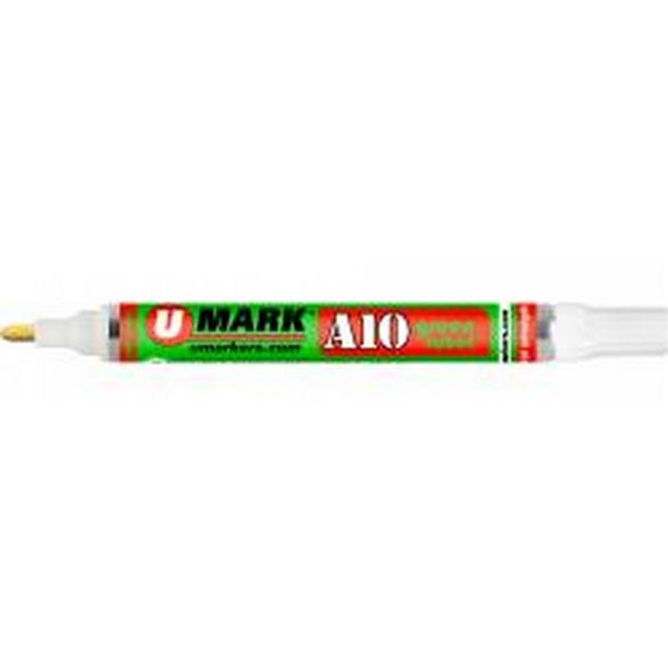 UMark UM10105 A10 Xylene Free Paint MarkerWhite