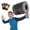 Gray, variant on Air Cannon Toy, Shoots Air Vortex 20+ Feet, Rapid-Fire, No Batteries or Assembly, Collapsible for Easy Storage, Safe Indoor & Outdoor Play