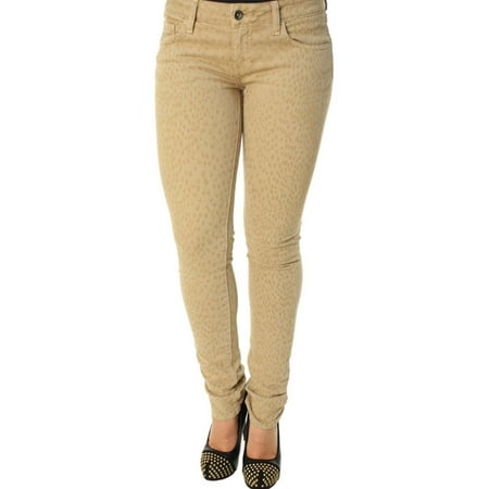 Vans Womens Denim Skinny Fit Jeans Brown Juniors 9 Regular