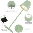 thumbnail image 7 of 2-Pack LED Cordless Table Lamp, Rechargeable Battery Desk lamp 3W 5500mAh Battery Operated Stepless Dimming Modern Portable Table Light for Restaurant/Bedroom/Outdoor IP54 Waterproof (Green), 7 of 7