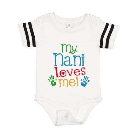 

Inktastic My Nani Grandma Loves Me Gift Baby Boy or Baby Girl Bodysuit