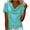 Light Blue, variant on Lopecy-Sta 2026 Cowl Neck Tops for Women Solid Color Fashion Dressy Casual Short Sleeve Shirts Summer Clothes Outfits