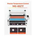 thumbnail image 3 of Hot Dog Roller Machine, 18 Hot Dog Capacity - Stainless Steel Sausage Cooker, 1050W Commercial Grill with Temp Control, Cover & Drip Tray, 3 of 9