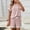 Set-264Pink, variant on LEWKW Casual Summer Outfits for Women Short Sleeve Contrast Trim Tee And Shorts 2 Piece Sets Soft Waffle-Knit Lounge Tracksuits Sporty Daily