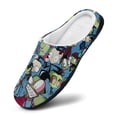 thumbnail image 3 of Alien Invader Zim Gir Fuzzy Cotton Slippers For Mens Winter Cotton Lightweight Anti-slip Rubber Sole Slippers House Open Back Slippers Closed Toe Slippers, 3 of 9