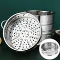 thumbnail image 5 of CIMAXIC Stainless Steel Food Steamer Kitchen Steaming Rack Food Steaming Tool for Home,8.5"X7.87"X2.6", 5 of 5