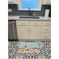 thumbnail image 3 of Carolines Treasures BB2450RUG Merry Christmas Border Collie Red & White Machine Washable Memory Foam Mat, 3 of 4