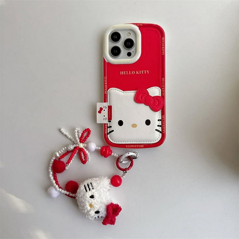 Sanrio Red Hello Kitty Phone Case For IPhone 15 14 13 12 11 Pro