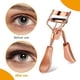 thumbnail image 2 of Kit de rizador de pestañas de metal, herramienta de maquillaje profesional con peine incorporado con 10 almohadillas de repuesto para obtener pestañas dramáticamente rizadas para mujeres y niñas, 2 of 5