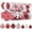 Red & White, variant on Alupssuc 106ct Christmas Balls Ornaments Set, Colorful Shatterproof Plastic Decorative Baubles for Xmas Tree Decor, Red & Gold