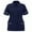 Navy Blue, variant on LYMAYTER Women Medical Scrub Tops Casual Solid Color Button down Collar Nursing Uniform Scrub Tops S-3XL