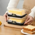 thumbnail image 4 of Airtight Butter Dish with Lid for Countertop and Fridge Butter Keeper Plastic Butter Holder Tray Easy Scoop-Dishwasher Safe, 4 of 5