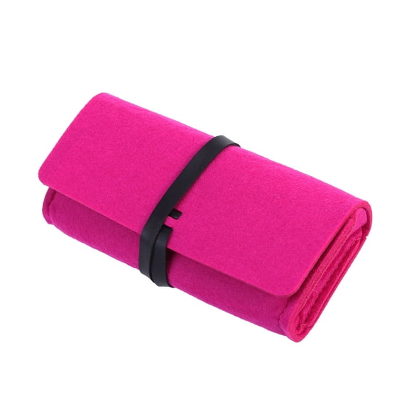ETEREAUTY Portable Rosy Sunglasses Case Felt Material Protective Eyewear Storage Travel Pouch
