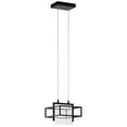 thumbnail image 1 of Elan Lighting Canada 84052 Vega - 8" 1 LED Mini Pendant, Matte Black Finish with Clear Glass, 1 of 2