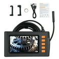 thumbnail image 1 of TFixol Caméra d'Inspection à Double Objectif avec Écran LCD 4.3 Pouces, Résolution HD 1080P, Étanche IP67, Lumières LED Réglables, Câble Dur 2m pour Inspection des Égouts et Tuyaux (Diamètre 8mm), 1 of 7