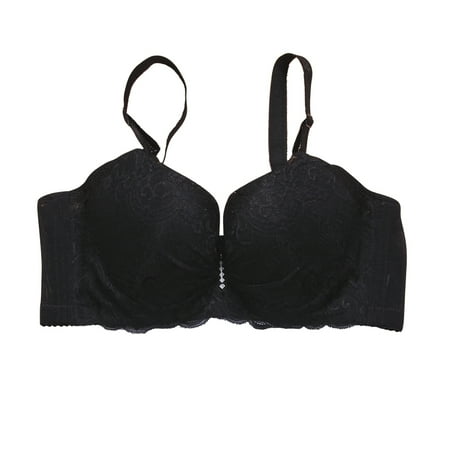 

Puloru Womens Sexy Push Up Lace Bra Brassiere Underwire Lingerie Underwear D big sizes
