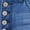 MediumBlue, variant on Kancan - Women's High Rise Button Fly Distressed Super Skinny Jeans - kc7113 ST