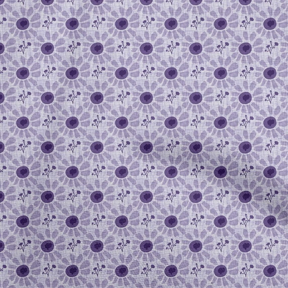 oneOone Cotton Poplin Dusty Violet Fabric Block Diy Clothing Quilting Fabric Print Fabric By Yard 56 Inch Wide