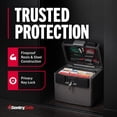 thumbnail image 5 of SentrySafe HD4100 Fire & Water Resistant File Document Safe with Key Lock, 0.65 cu ft, Charcoal Gray, 5 of 9