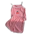 thumbnail image 2 of Akiihool Baby Girl Summer Sets Girls T Shirt and Short Set for Little and Big Girls (Pink,12-18 Months), 2 of 3