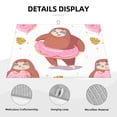 thumbnail image 3 of Fotbe Sloth with Donuts1 Alfombrilla de Secado para Cocina con Estampado, 18x24 Pulgadas, 3 of 7