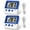 2pack, variant on ZM Fridge Freezer Thermometer Max/Min Memory High & Low Temperature Alarms Settings with LED Indicator Digital Refrigeration Thermometer with Magnetic,Stander (WhiteMeter2pack)