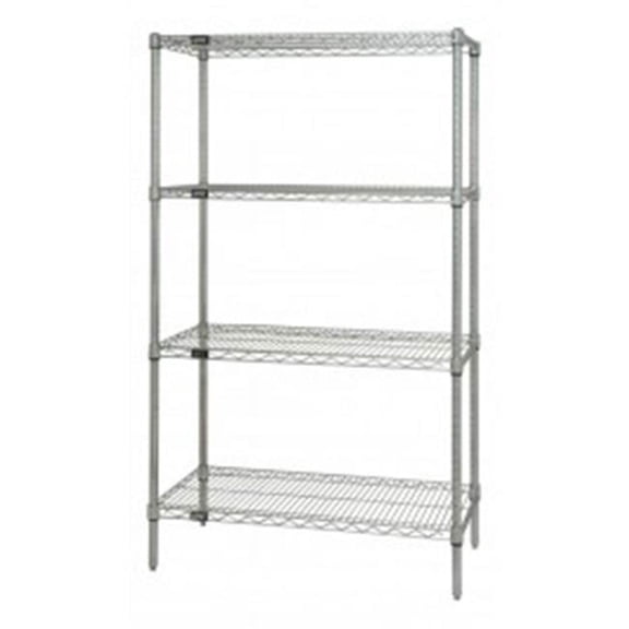 Stainless Steel Wire 4 Self Unit - 24 x 48 x 86 in.