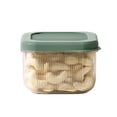 thumbnail image 3 of Sealed Storage Tank for Cereals, 400ml Airtight Plastic Food Storage Container, Stackable & Transparent Kitchen Storage for Dry Fruits, Tea, and Snacks, Easy Clean Design, 3 of 4