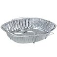 thumbnail image 4 of Nicole Fantini Disposable Aluminum Oval Roaster pan with Handle Rack18.25 L X 13 W X 3.5": Qty 100, 4 of 5