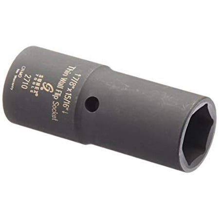 

Sunex Tools 2710 - 1/2 Drive 7/8 X 15/16 Thin Wall Flip Socket