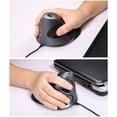 thumbnail image 2 of Vertical Mouse - DeLUX - M618 - Wired - Ergonomic Design - Comfortable, 2 of 4