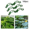 thumbnail image 4 of Clips de soporte para plantas, ligeros, para jardín, escalada, enrejado, para berenjena 100 piezas, 4 of 6