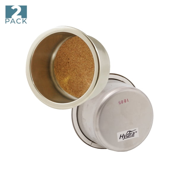 Flat Bottom Stainless Steel Drink Holder - Two Pack