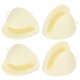 thumbnail image 1 of 4 Piezas de Manoplas de Silicona para Horno, Guantes Mini Resistentes al Calor para Freidora de Aire, Cocina y Horneado (Blanco), 1 of 6