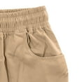 thumbnail image 5 of Zylanna Men' Big and Talls Cargo Shorts, Multi-Pockets Relaxed Fit Stretch Elastic Waist Outdoor Work Shorts Khaki, 5 of 7