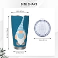 thumbnail image 4 of KLL Nurse Doctor Gnomes Print 40oz Stainless Steel Insulated Car Cup with Spillproof Lid - Keep Your Drink Hot or Cold on the Go-Straw Two-piece Set, 4 of 8